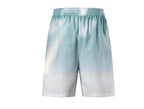 Herresæt Bomuld Polyester Blanding | Relaxed Fit To-Delt Sæt | Fade Design med Shorts til Hverdagsbrug & Fritidsaktiviteter | Vanero