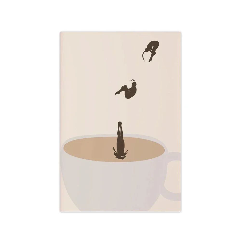 MugDive | Fantasifulde Kunstplakater Inspireret af Kaffe | Vanero