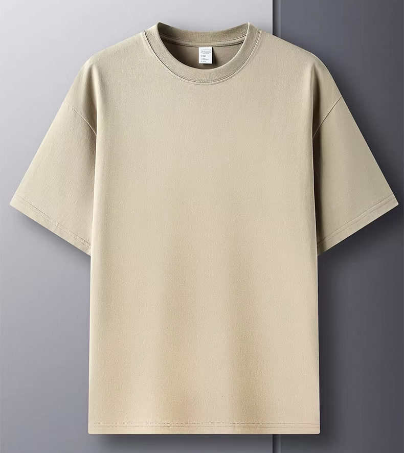 Liam | Bomulds T-shirt med Rund Hals til Mænd | Vanero