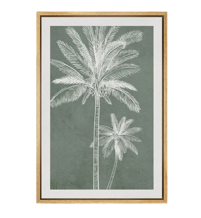TropicalTranquil | Elegant botanisk Vægplakat | Vanero
