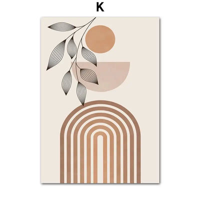 EarthEssence | Kreativ Minimalistisk Vægplakat | Vanero
