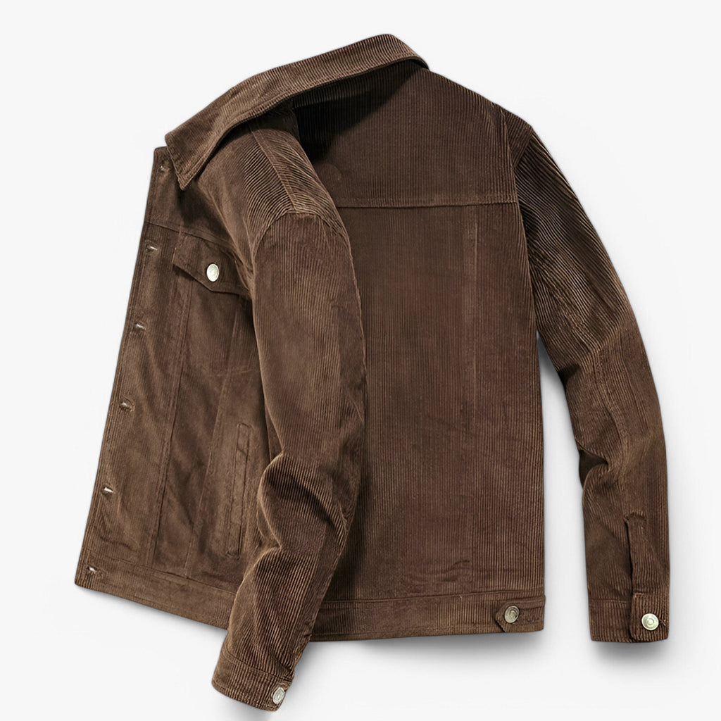 Cordjakke Til Dame | Ribbet Struktur & Overshirt-Design | Struktureret Jakke Til Hverdag, Fritid & Lag-På-Lag Brug | Vanero