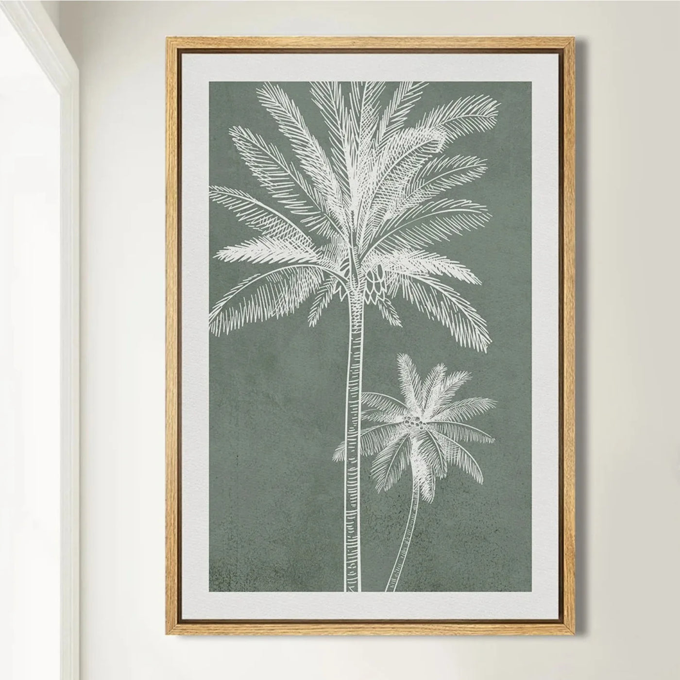 TropicalTranquil | Elegant botanisk Vægplakat | Vanero