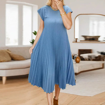 Tamara | Elegant Plisseret Maxikjole l Vanero