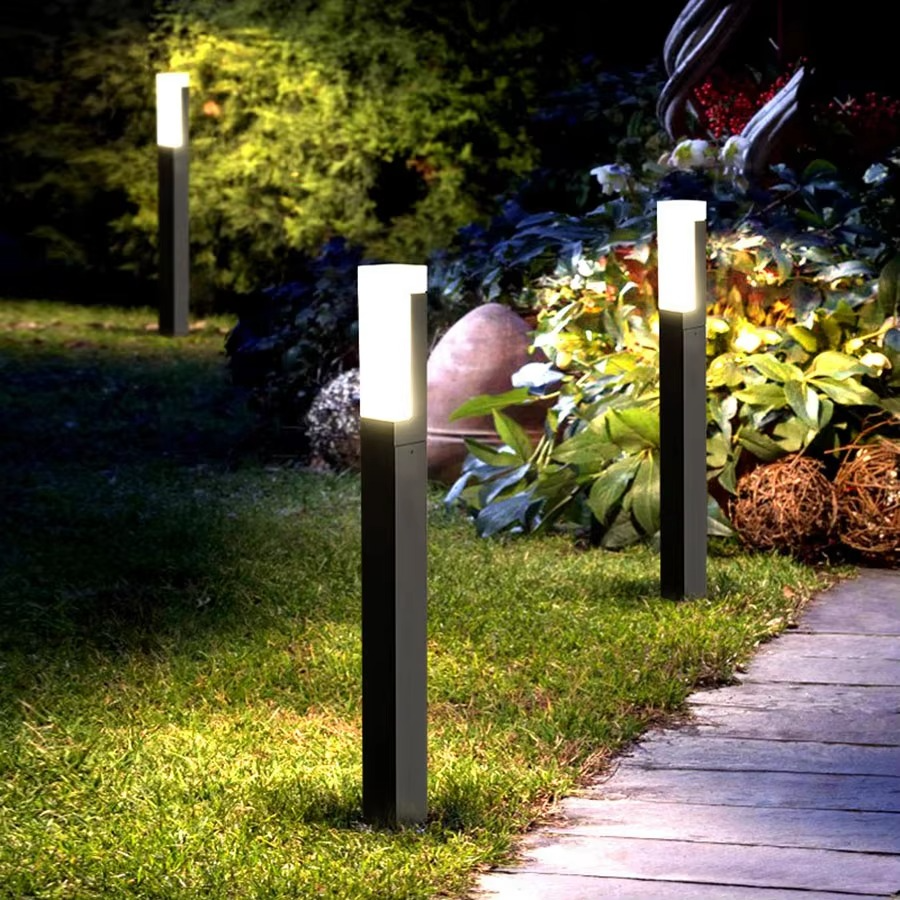 LED Væglampe Med Bevægelsessensor | Vejrbestandig Metal Glas Konstruktion | Indgang Terrasse Gangsti & Facadebelysning | Vanero