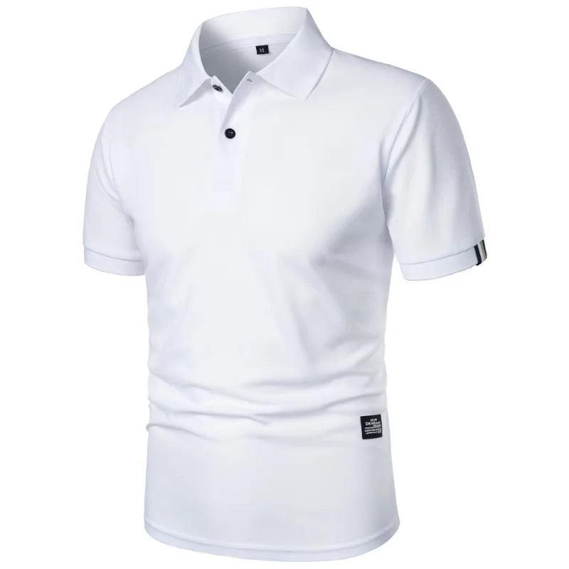Herre Poloshirt Bomuldsblanding | Slim Fit Stretch Beklædning | Kortærmet Design Til Arbejde & Hverdagsbrug | Vanero