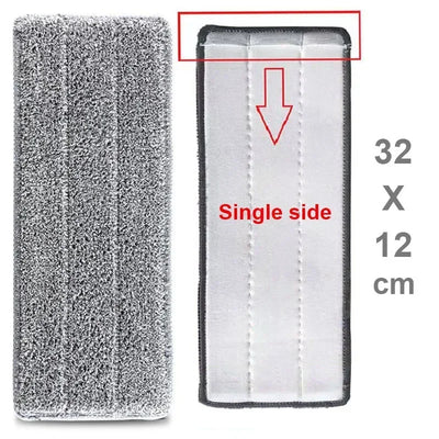 Mikrofiber Udskiftningsmophoved | Rengøringsklude til Fladmop med Selvvridningssystem | Vanero