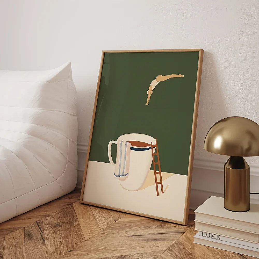 MugDive | Fantasifulde Kunstplakater Inspireret af Kaffe | Vanero