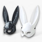 Kanin Cosplay Maske | Justerbar Rem & Design Med Lange Ører | Let Kostumetilbehør Til Halloween & Temafester | Vanero