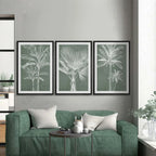 Botanisk Vægplakat | Tropisk Løvmotiv uden Ramme | Vægdekoration til Hjemmet | Vanero
