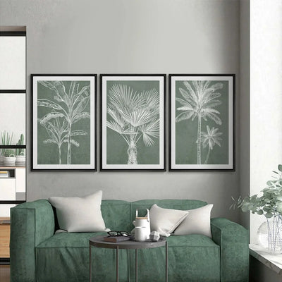 TropicalTranquil | Elegant botanisk Vægplakat | Vanero