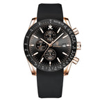 Herreur Quartz Urværk | Chronograph Urskive & Datovisning | Hverdagsbrug & Businessbeklædning | Vanero