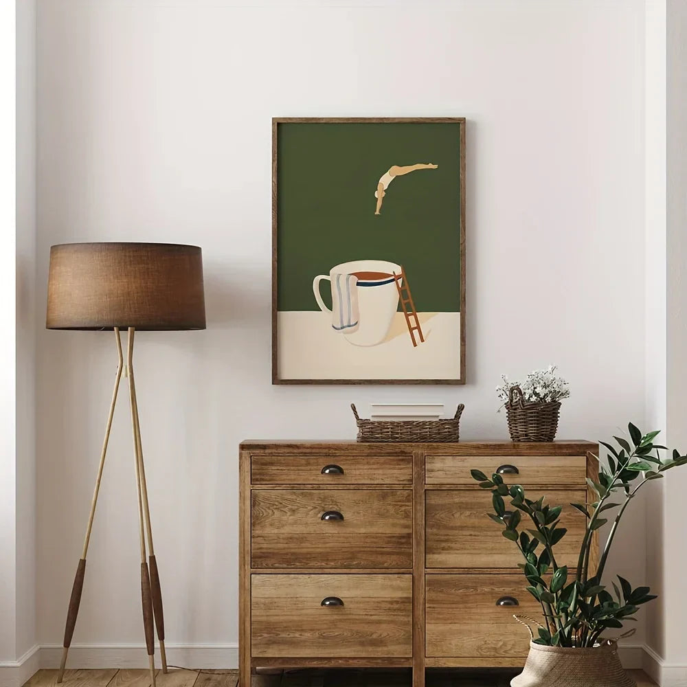 MugDive | Fantasifulde Kunstplakater Inspireret af Kaffe | Vanero