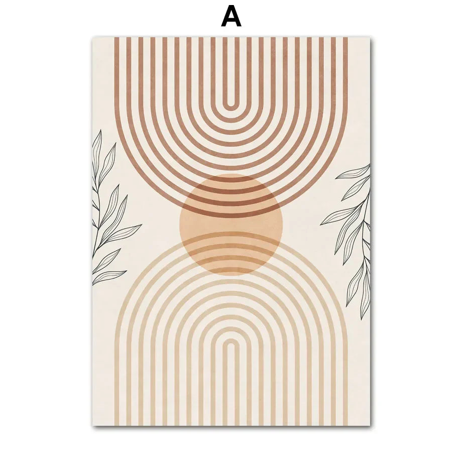 EarthEssence | Kreativ Minimalistisk Vægplakat | Vanero