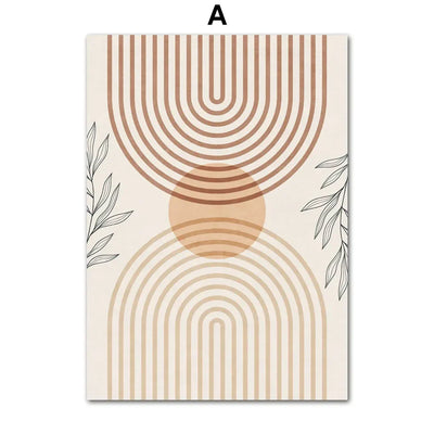 EarthEssence | Kreativ Minimalistisk Vægplakat | Vanero