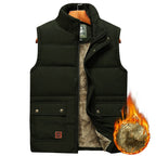 Herre Bodywarmer Polyester | Regular Fit Ærmeløs Vest | Lynlåslukning Til Hverdagsbrug & Udendørs Brug | Vanero