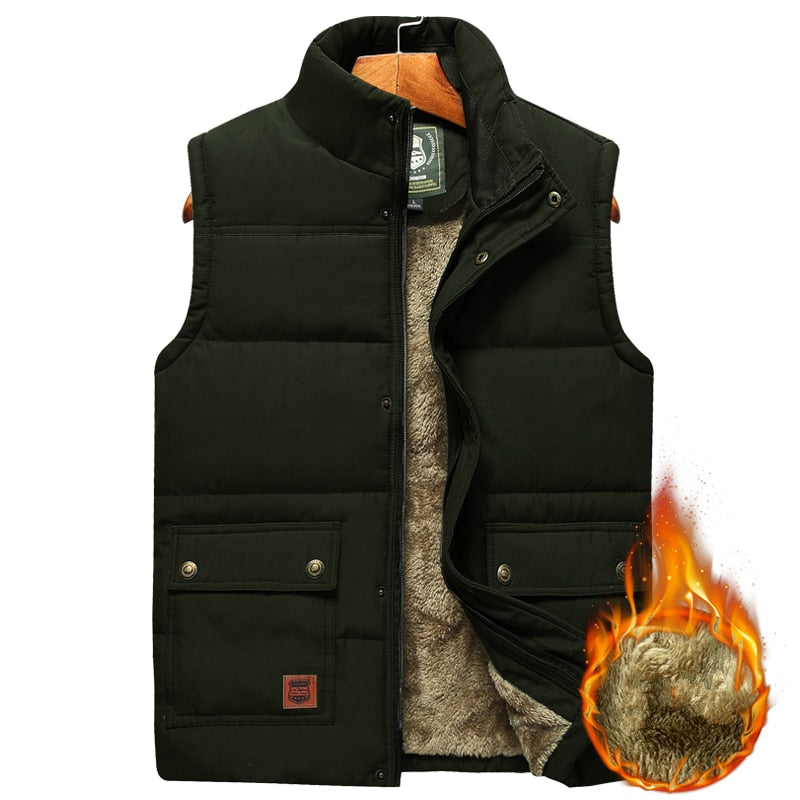 Herre Bodywarmer Polyester | Regular Fit Ærmeløs Vest | Lynlåslukning Til Hverdagsbrug & Udendørs Brug | Vanero