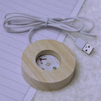 Natlampe | Glaskugle Lampe | USB Stemningsbelysning | Vanero