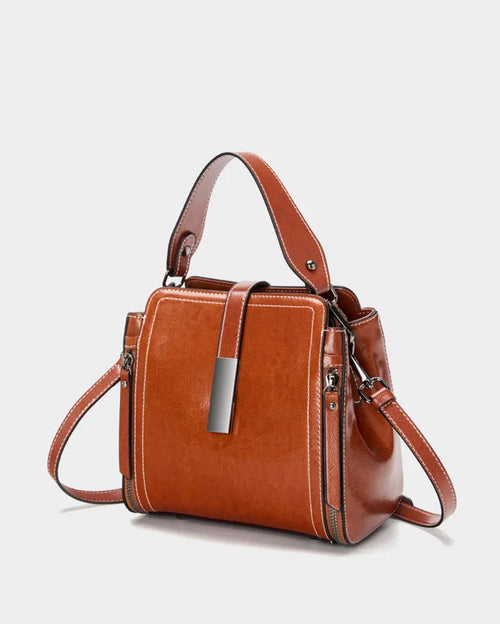 Crossbody Taske Vegansk Læder | Justerbar Pasform Skuldertaske | Struktureret Flerrums Design Til Arbejde & Hverdagsbrug | Vanero
