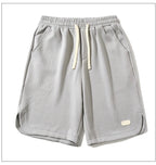 Herresæt Polyesterblanding | Relaxed Fit Skjorte & Shorts Sæt | Kortærmet Design til Hverdagsbrug & Fritidsaktiviteter | Vanero