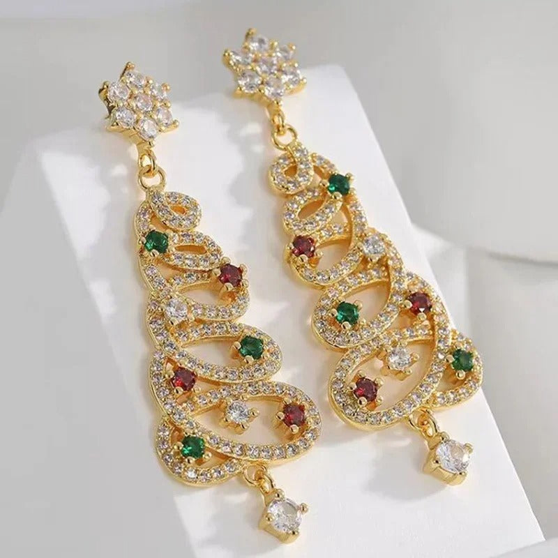 Jewelance ChristmasEarrings | Juletræ Øreringe | Vanero