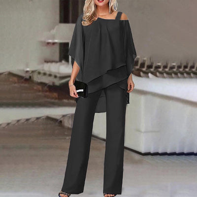 ChicElegance | Elegant 2-delt jakkesæt med kolde skuldre l Vanero