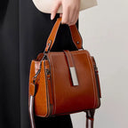 Crossbody Taske Vegansk Læder | Justerbar Pasform Skuldertaske | Struktureret Flerrums Design Til Arbejde & Hverdagsbrug | Vanero