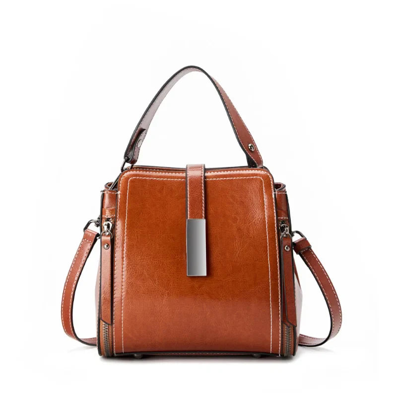 Crossbody Taske Vegansk Læder | Justerbar Pasform Skuldertaske | Struktureret Flerrums Design Til Arbejde & Hverdagsbrug | Vanero