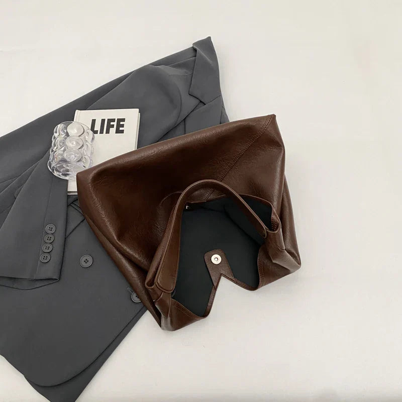 Hobo Taske Syntetisk Læder | Standard Pasform Skuldertaske | Enkelt Hovedrum Til Hverdagsbrug & Alsidig Styling | Vanero