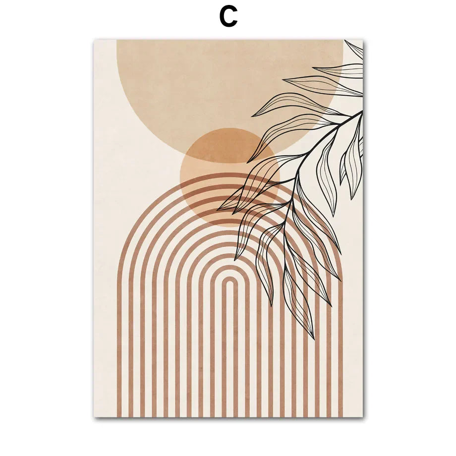 EarthEssence | Kreativ Minimalistisk Vægplakat | Vanero