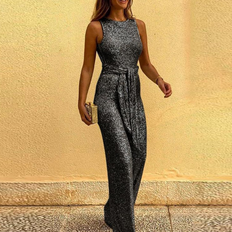 Aline | Glitter Jumpsuit til kvinder | Vanero