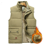 Herre Bodywarmer Polyester | Regular Fit Ærmeløs Vest | Lynlåslukning Til Hverdagsbrug & Udendørs Brug | Vanero