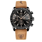 Herreur Quartz Urværk | Chronograph Urskive & Datovisning | Hverdagsbrug & Businessbeklædning | Vanero