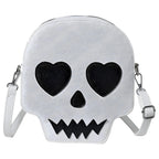 Spøgelse Crossbody Taske i PU | Justerbar Skulderrem | Halloween-Inspireret Håndtaske Til Casual & Kostumebrug | Vanero