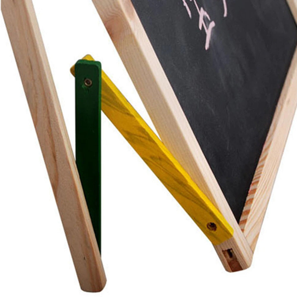 Læringstavle Træramme | Magnetisk Whiteboard og Kridttavle | Dobbeltsidet Aktivitetstavle | Vanero