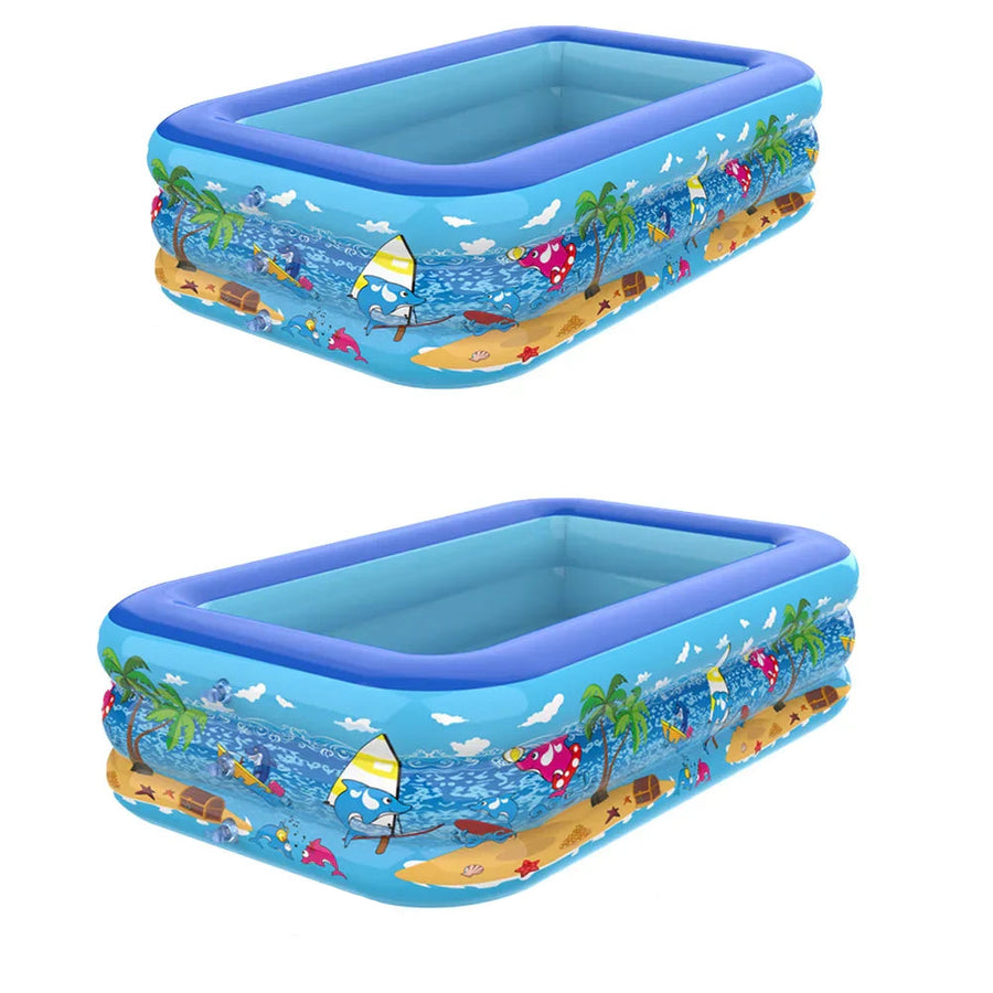 Oppustelig Børnepool | Foldbar PVC Soppebassin | Haveleg | Vanero