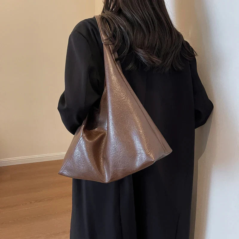 Hobo Taske Syntetisk Læder | Standard Pasform Skuldertaske | Enkelt Hovedrum Til Hverdagsbrug & Alsidig Styling | Vanero