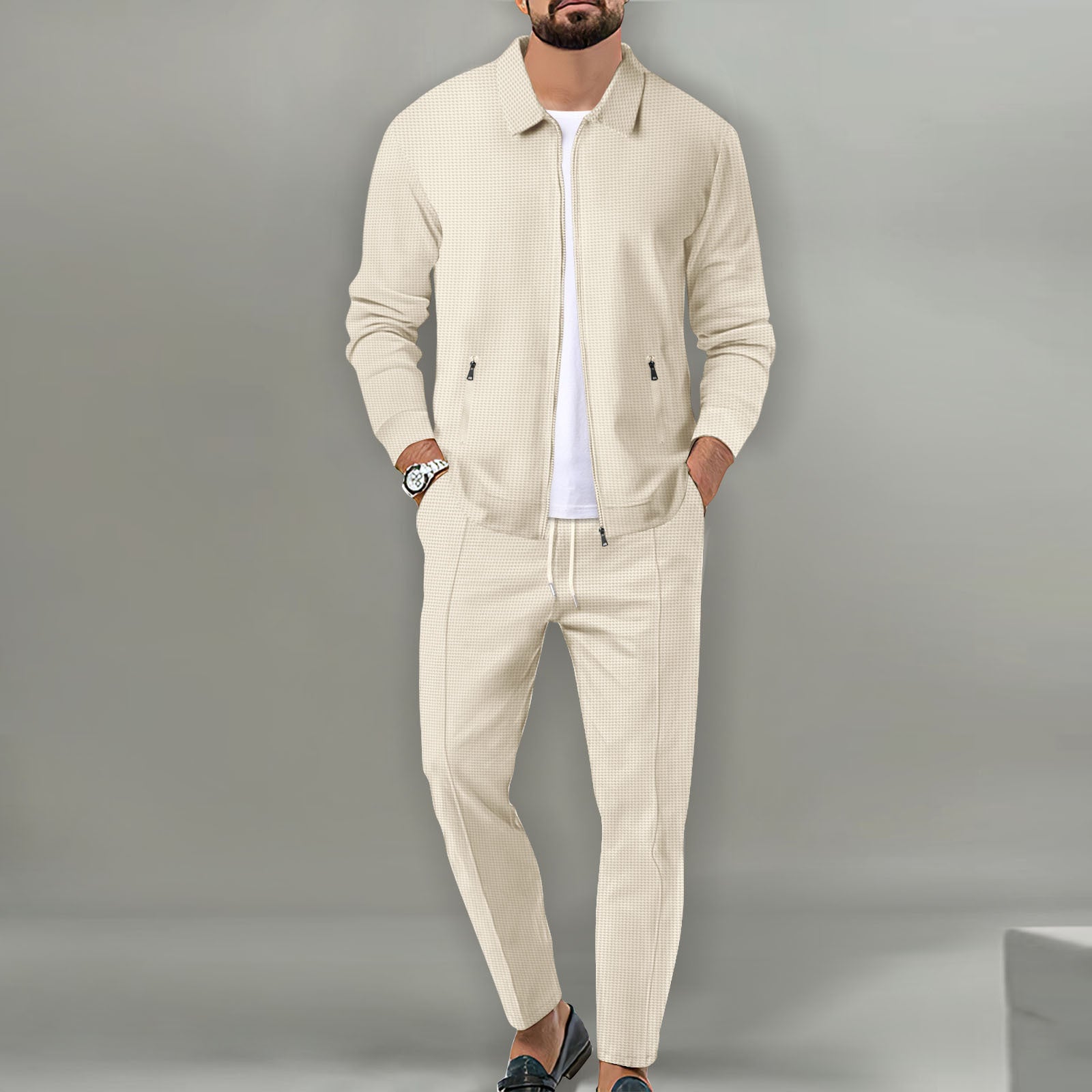 Herresæt | Top & Shorts Design Todelt Konstruktion | Hverdagsbrug & Fritid | Vanero