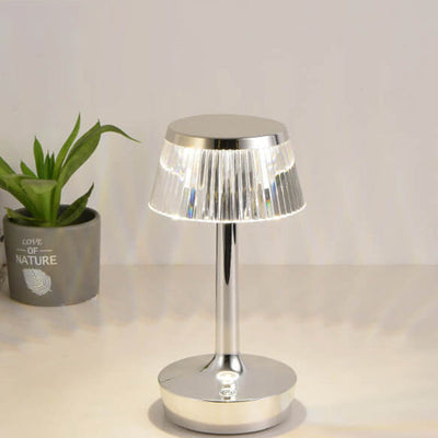 Krystal Svampe LED Bordlampe | Kreativ Natlampe med Varmt Lys | Vanero