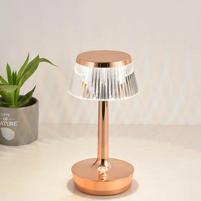 Krystal Svampe LED Bordlampe | Kreativ Natlampe med Varmt Lys | Vanero