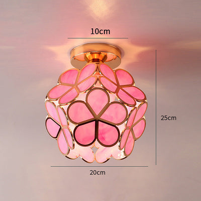 Design blomster l stil glas hall loftsbelysning l Vanero