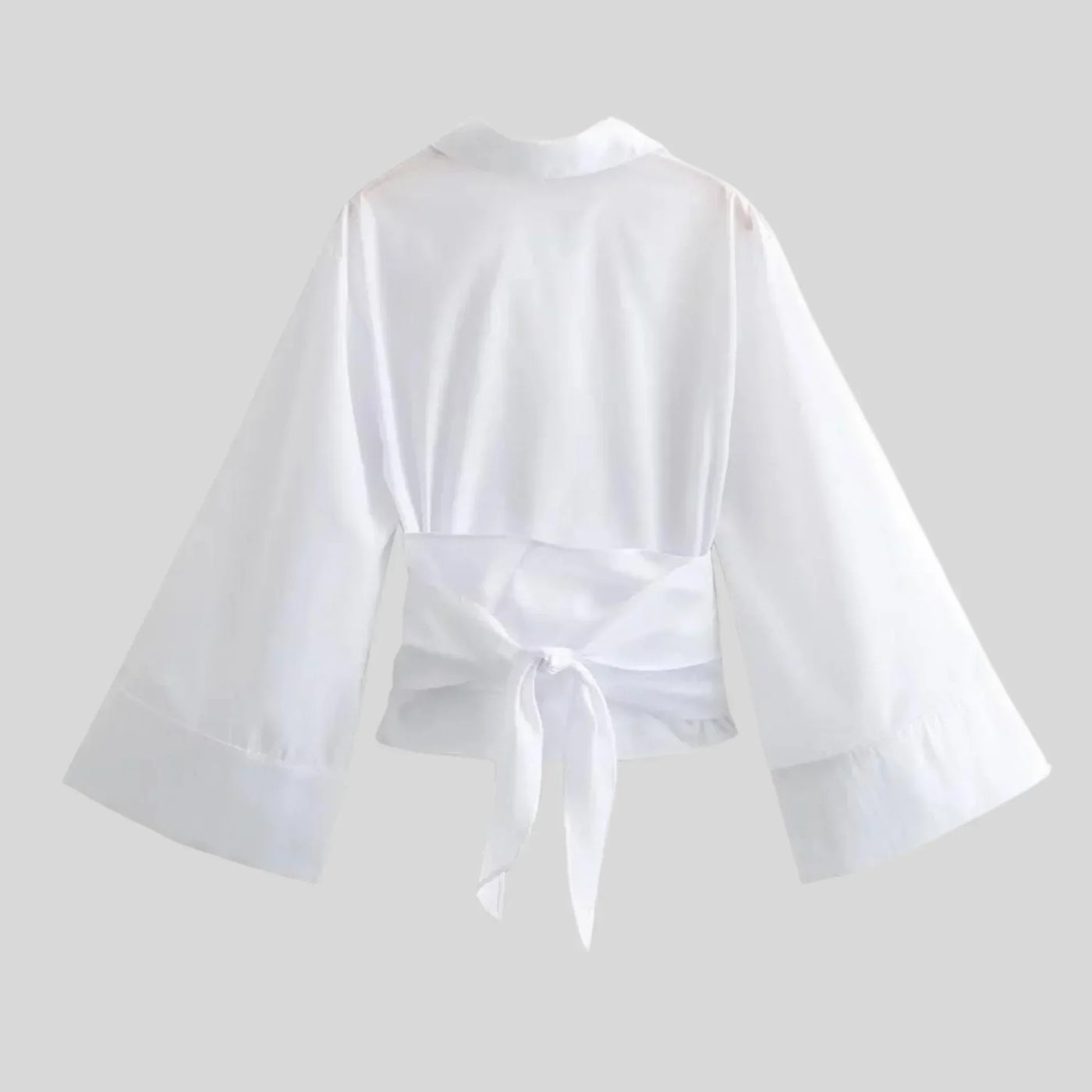 Sonia l Stilfuld Tops bluse med bælte l Vanero