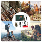 Adventuregear Adventskalender 2025 - 24 Udendørs-Værktøjer | Praktisk Gave Til Eventyrere & Naturvenner | Vaner