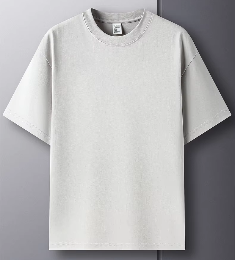 Liam | Bomulds T-shirt med Rund Hals til Mænd | Vanero