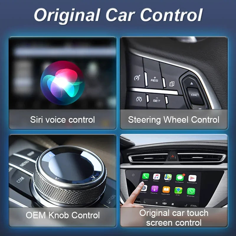 Carplay Car Play Android Auto Wireless Adapter | Smart AI Box USB Dongle Til Toyota Volvo | Vanero