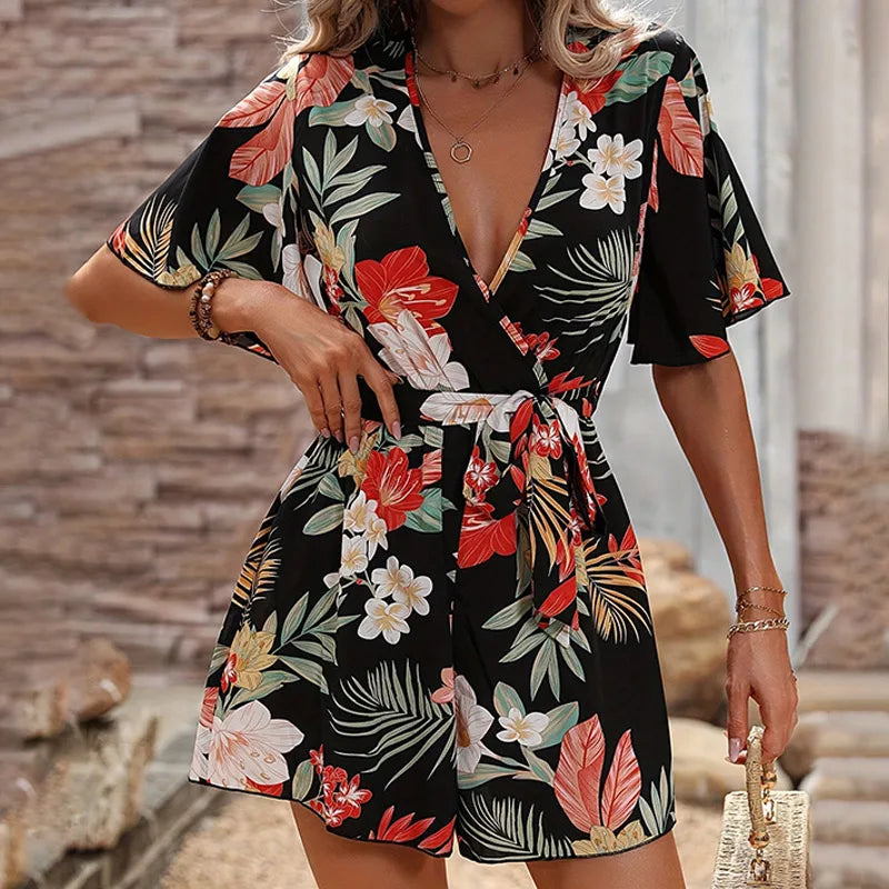 Elena l Blomsterprint Sommerdragt l Vanero