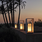 Solterrasselampe Vandtæt LED Design | Skumringssensor Til Udendørs Belysning | Have Altan Terrasse & Stemningslys | Vanero