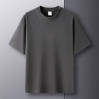 Herre T-Shirt 100% Bomuld | Regular Fit Hverdagsbasis | Rund Hals Design Til Hverdag & Lag-På-Lag Brug | Vanero