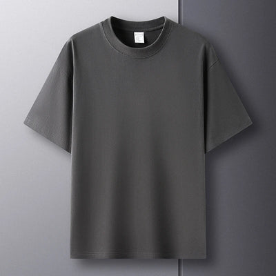 Liam | Bomulds T-shirt med Rund Hals til Mænd | Vanero