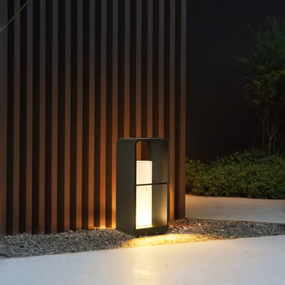 SunLuxe Solterrasselampe | Vandtæt LED Udendørslampe med Skumringssensor | Vanero